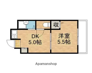 東邦ハイツ【4階】の間取り