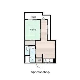 富永ハイツ【5階】の間取り