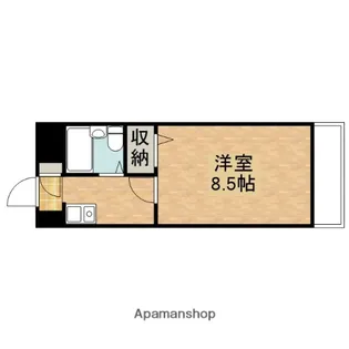 大桐ハイツ北【2階】の間取り