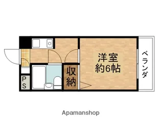 ビクトリーハイムニシミツ【4階】の間取り