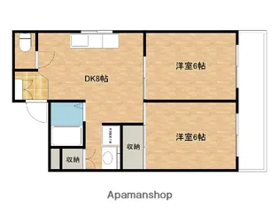 大阪府大阪市東淀川区大道南3丁目【マンション】の間取り