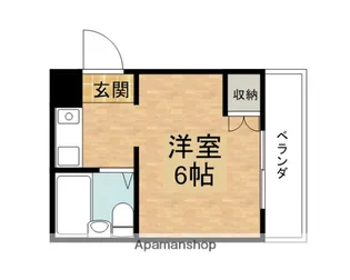 MOMO HOUSE豊新【4階】の間取り