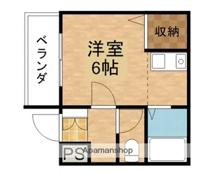 中市マンション【2階】の間取り