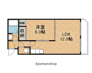 ハイツカーム【2階】の間取り