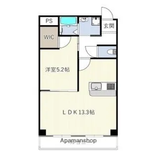 モアルミエール【4階】の間取り