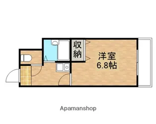 1Kの間取り画像