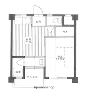 コーポ小松【3階】の間取り