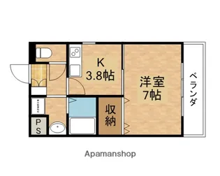 豊里セレニテ【2階】の間取り