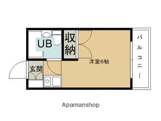 ユーキサンハイツ【3階】の間取り