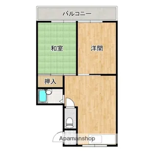幸マンション【3階】の間取り