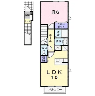 カルム【2階】の間取り