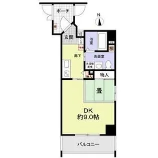 ロハス江坂【2階】の間取り