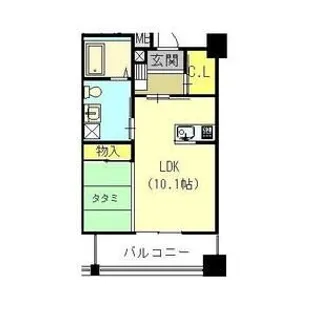 ロハス江坂【4階】の間取り