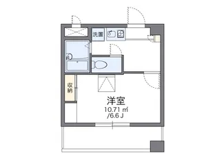 レオパレスアストラーレ茶屋町東【7階】の間取り