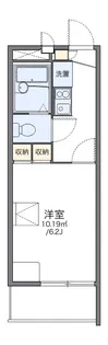 レオパレス太子橋【1階】の間取り