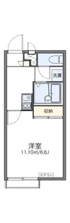 レオパレスグリーンヴィラ【2階】の間取り
