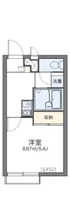レオパレスウィンゴ【2階】の間取り