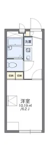 レオパレスGINGA【2階】の間取り