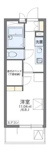 レオパレス十三Ⅱ【3階】の間取り