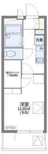 レオパレス吉川【3階】の間取り