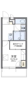 レオパレスベルローズ【3階】の間取り