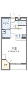 レオパレスエステートⅡ【2階】の間取り