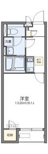 レオネクスト山手町【104号室】の間取り