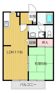 ガーデンハイツ【203号室号室】の間取り