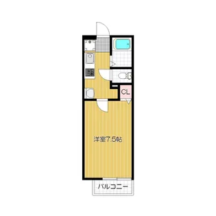 カメリアハイツⅡ【205号室号室】の間取り