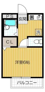 カメリアハイツ A【202号室号室】の間取り