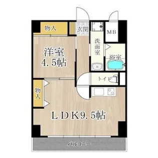 パークモダン新大阪【4階】の間取り