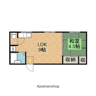 池美マンション【2階】の間取り