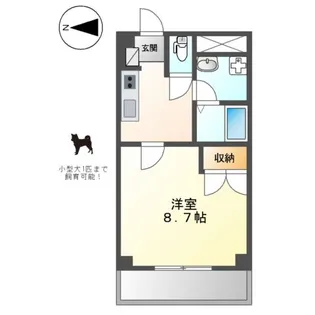 プレジール今福鶴見【2階】の間取り
