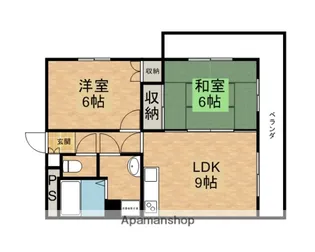 ひかりハイツ【3階】の間取り
