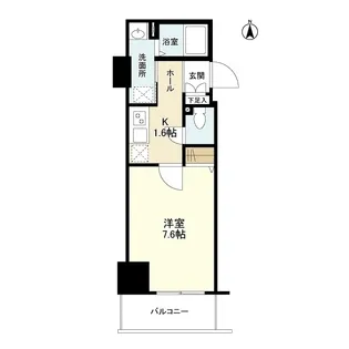 イーストヴィラ梅田【8階】の間取り