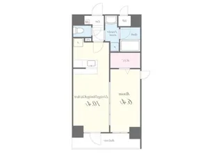 エクセルシア天神橋【5階】の間取り