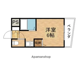 メゾンアンティーム【2階】の間取り