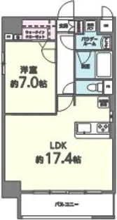 サンカトル【3階】の間取り