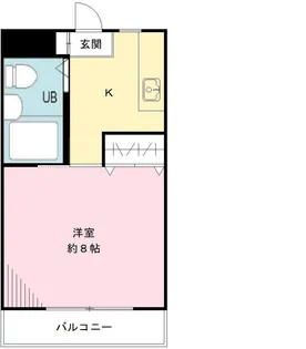 アミニティハイツ田村【403号室号室】の間取り