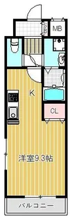 エクセレント上新20【501号室号室】の間取り