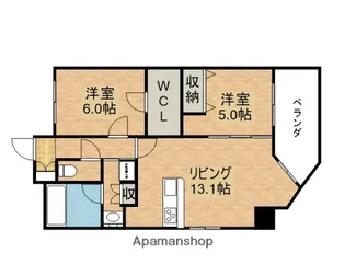 大阪府大阪市東淀川区瑞光1丁目【マンション】の間取り