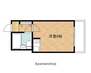 ビラ小松(小松2)【4階】の間取り