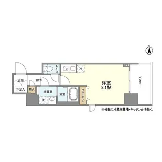 BPRレジデンス江坂【0505号室】の間取り