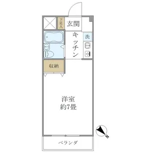 ルミナス千里山【3階】の間取り
