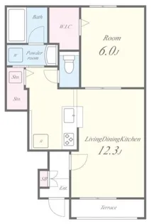 Affabile【1階】の間取り
