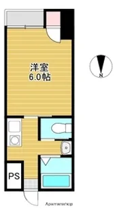 シャルル上新庄【1階】の間取り