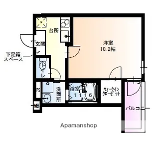 フジパレス瑞光駅東【2階】の間取り