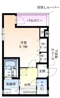 フジパレス豊里中央公園Ⅰ番館【1階】の間取り