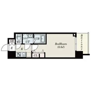 SーRESIDENCE天満GRACIS【2階】の間取り