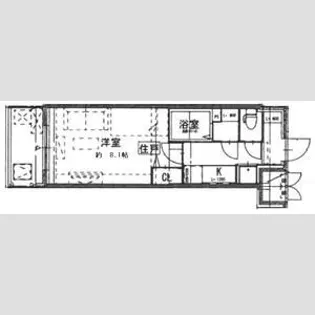 サムティ上新庄レジデンス【9階】の間取り
